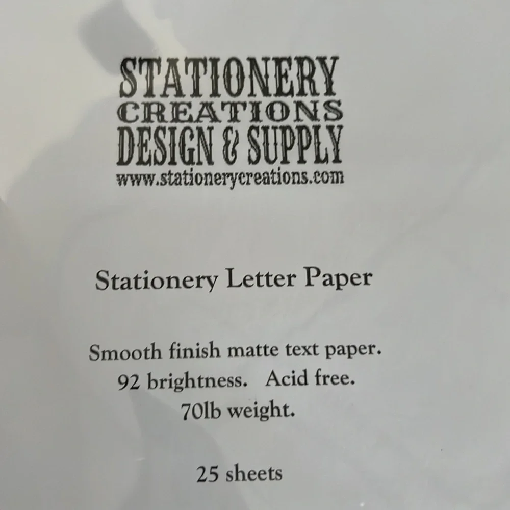 Zebra Print Stationery Paper 8.5” x 11”